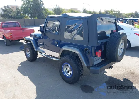 2004 Jeep Wrangler X z USA, uszkodzony, nr VIN 1J4FA39S74P724840